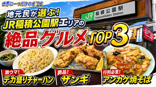 JR稲積公園駅エリアで聞いた！地元民が激推しする絶品グルメランキングTOP3【世界に一つだけの味】　サムネイル