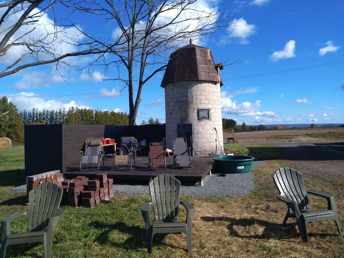 十勝・音更のサイロがサウナに誕生